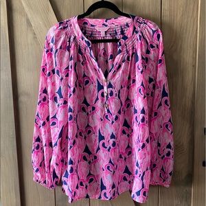 Lilly Pulitzer Elsa Silk Top